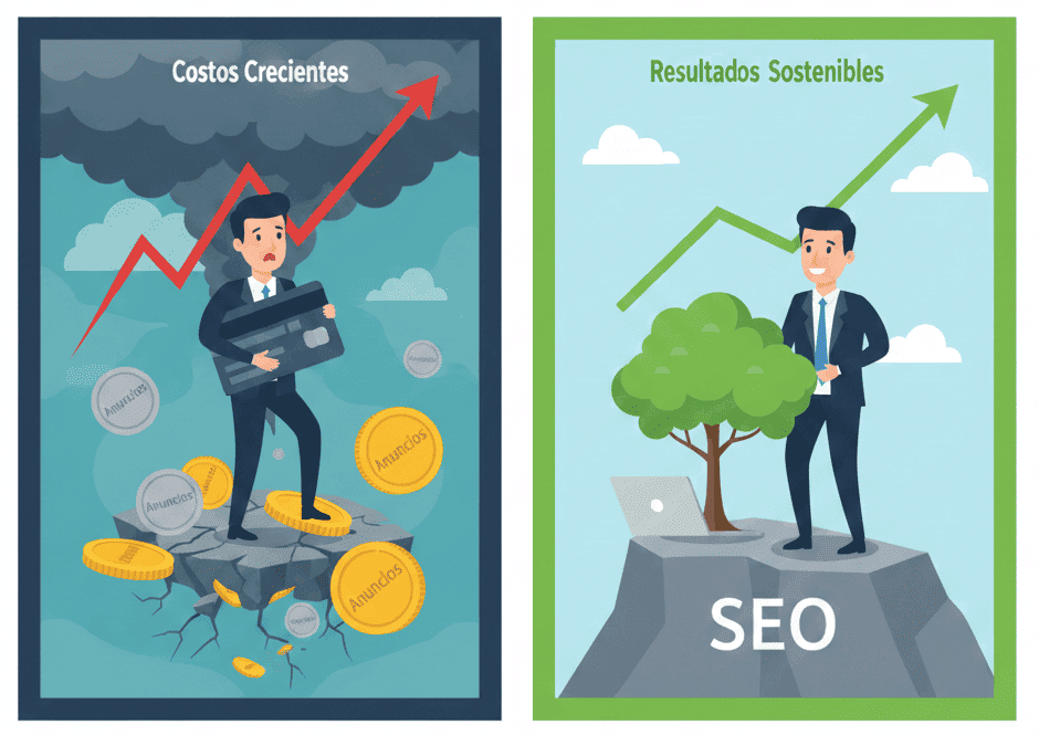 coste por clic cada vez más caro