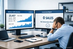 Mi web tiene visitas pero no vendo